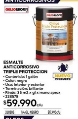 Chilcorrofin - Esmalte Anticorrosivos Triple Proteccion