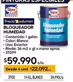 Sipa - Bloqueador Humedad