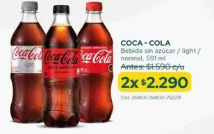 Coca Cola - Bebida Sin Azucar