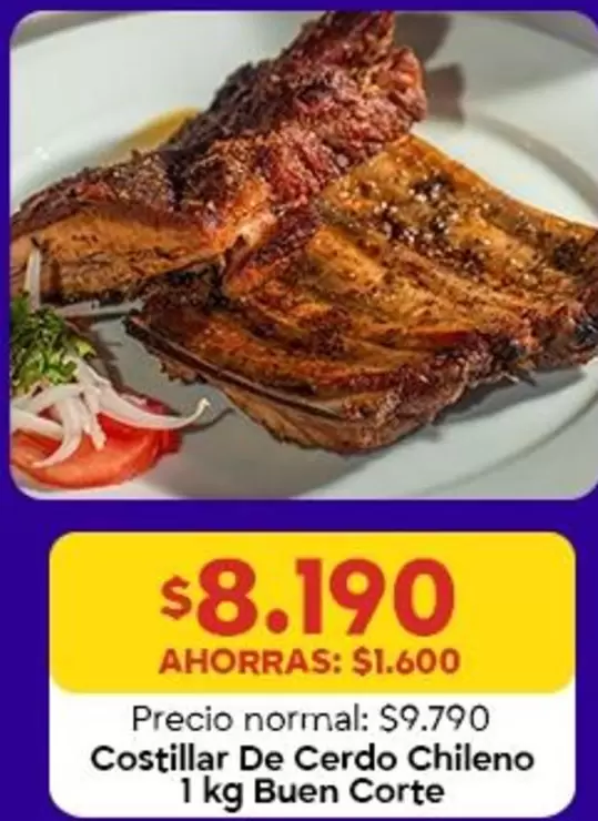 Costillar De Cerdo Chileno