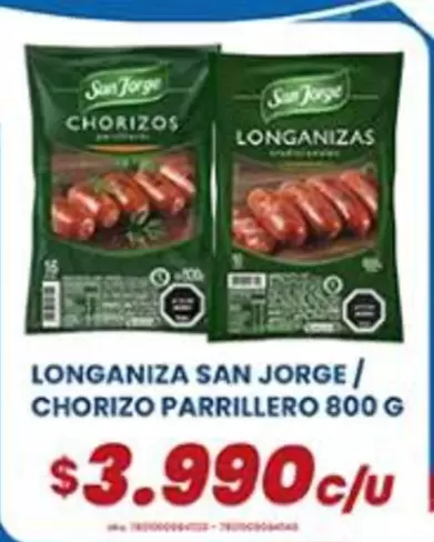 San Jorge - Longaniza / Chorizo Parrillero