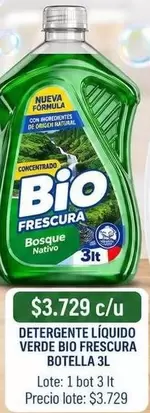 Bio - Detergente Líquido Verde Frescura