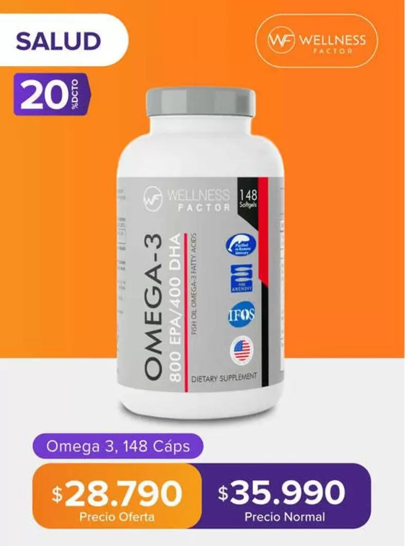 Omega - 3, 148 Caps