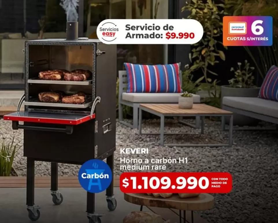 Horno A Carbon Hi Medium Pare