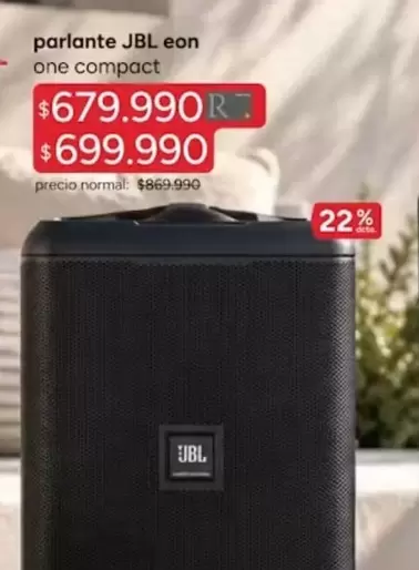 JBL - Parlante Con One Compact