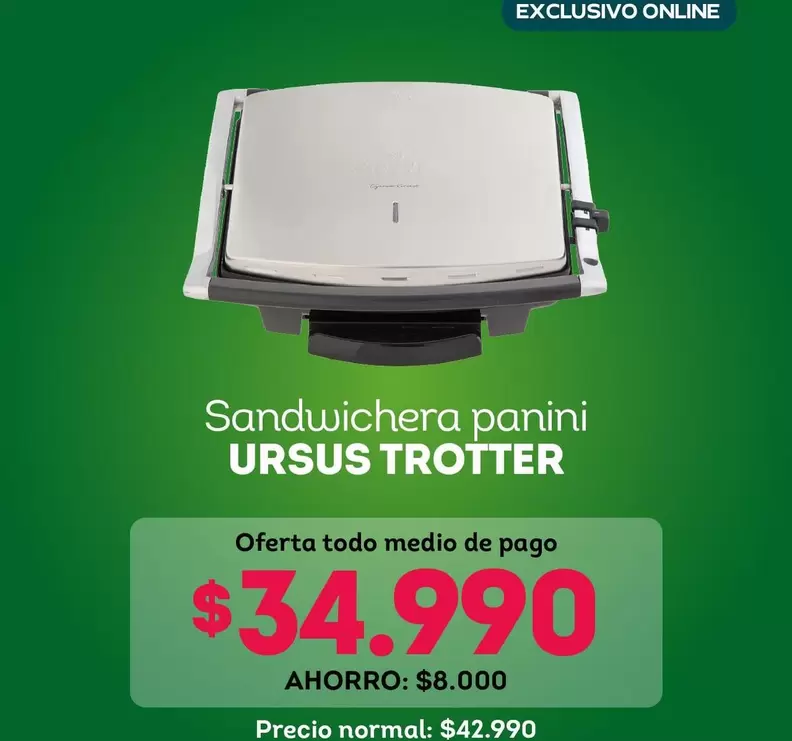Ursus Trotter - Sandwichera Panini