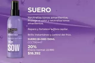 Control - Suero Blond 150ml