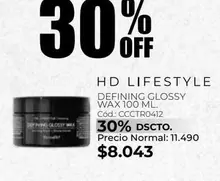 Defining Glossy Wax 100 Ml
