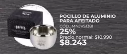 Pocillo De Aluminio Para Afeitado