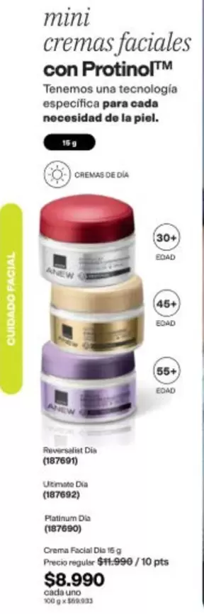 Anew - Cremas Faciales Con Protinol