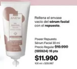 Anew - Rellena El Envase Vacío Del Sérum Facial Con El Repuesto