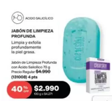 Clearskin - Jabon De Limpieza Profunda