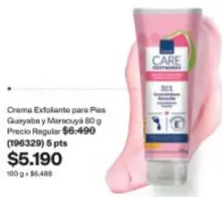 Care+ - Creme Exfoliante Para Pies