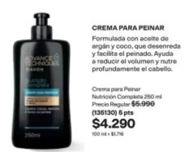 Advance Techniques - Crema Para Peinar
