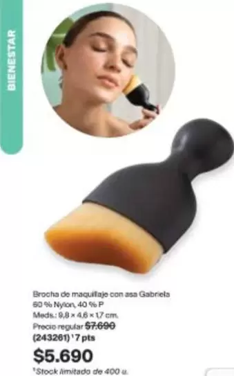 Broche De Maquillaje Con Gas