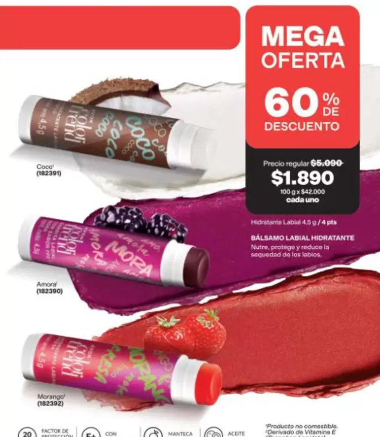 Mega - Balsamo Labial Hombreante