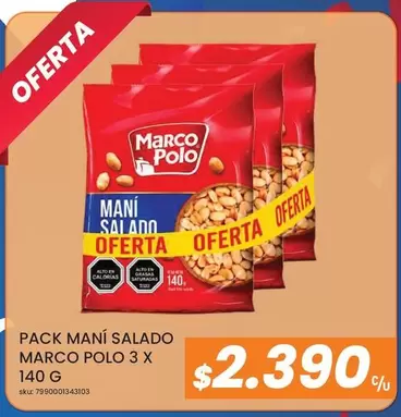 Marco Polo - Pack Mani Salado