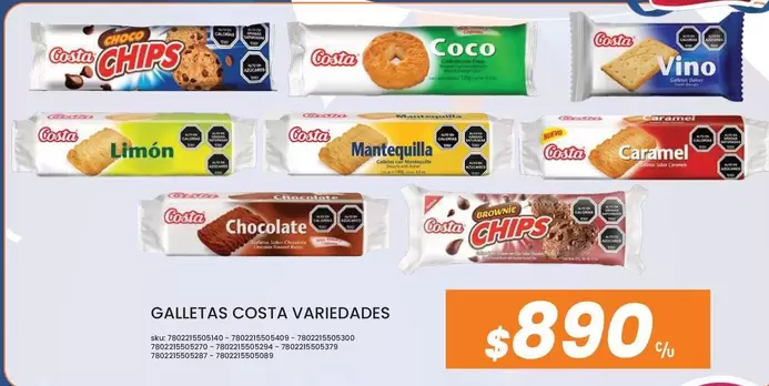 Costa - Galletas
