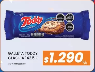 Toddy - Galleta Clásica 142.5 G