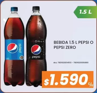 Pepsi - Bebida 1.5 L O Zero