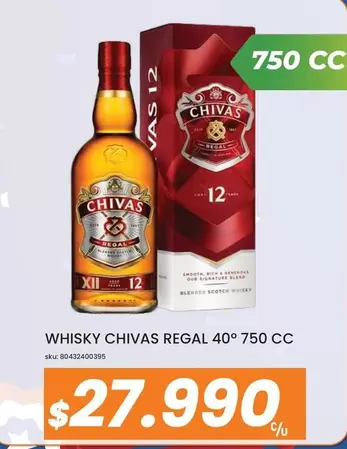 Chivas Regal - Whisky 40° 750 Cc