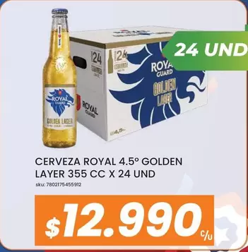 Royal - Cerveza 4.5% Golden
