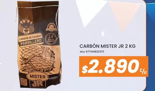 Carbón Mister Jr 2 Kg