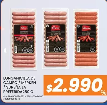 Sureña - Longancilla De Campo /Merken /Surena Preferida