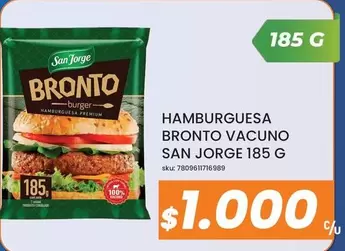 San Jorge - Hamburguesa Vacuno
