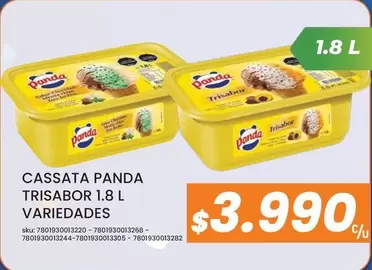 Panda - Cassata Trisabor