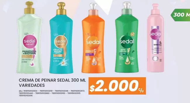 Sedal - Crema De Peinar