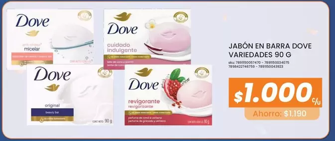 Dove - Jabón En Barra