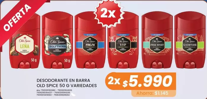 Old Spice - Desodorante En Barra