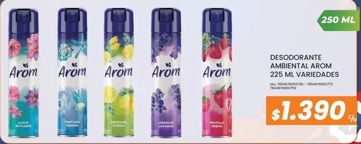 Arom - Desodorante Ambienta