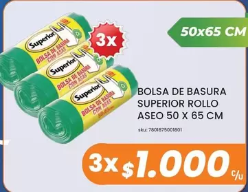 Superior - Bolsa De Basura Rollo
