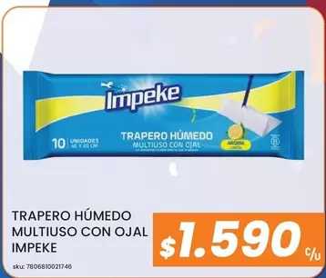 Impeke - Trapero Húmedo Multiuso Con Ojal