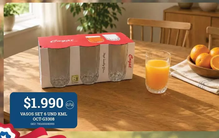 Cugat - Vasos Set 6 Und Kml