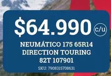 Neumático 175 65r14 Direction Touring 82t