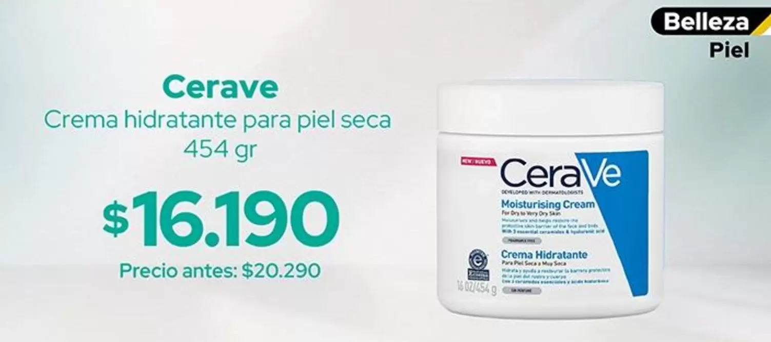 CeraVe - Cerave Crema Hidratante Para Piel Seca