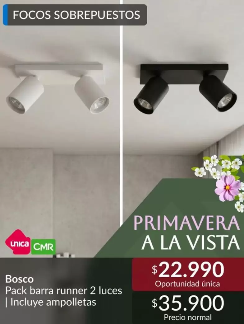 Boca Pack Barra Runner 2 Luces