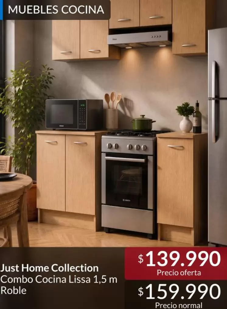 Jus Home Collection Combo Cocina Lisa
