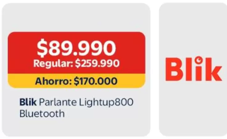 Blik Parlante Lightup800