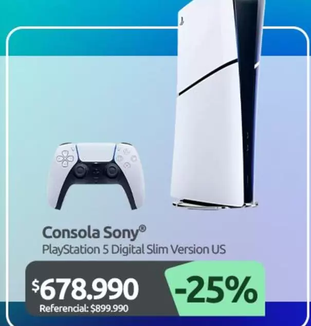 Consola Playstation 5 Digital Slim Version Us