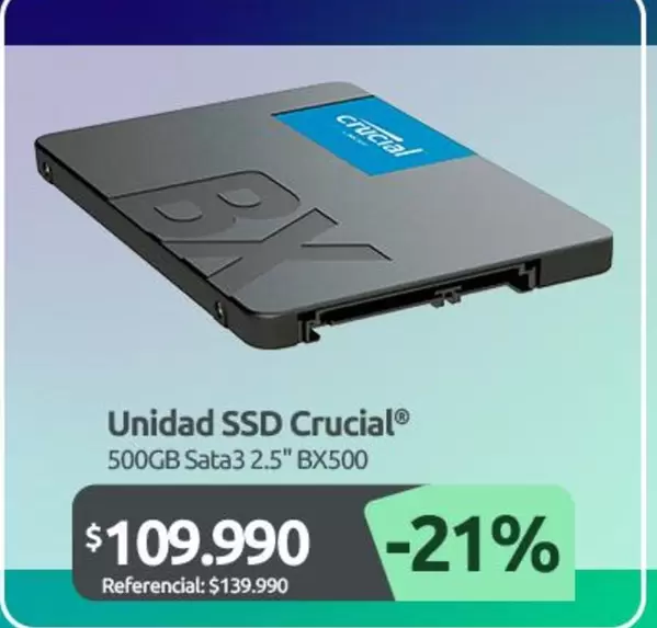 Crucial - Unidad Ssd