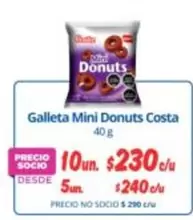 Costa - Galleta Mini Donuts