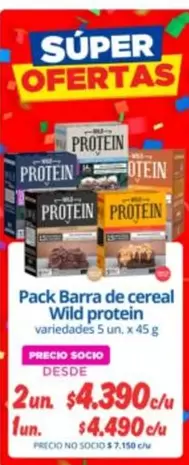 Pack Barra De Cereal Wild Protein