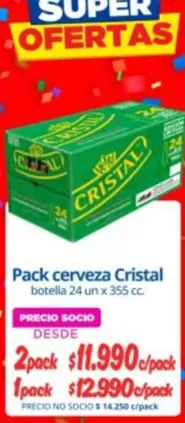 Cristal - Pack Cerveza