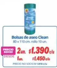 Clean - Bolsas De Aseo