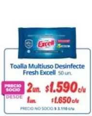 Excell - Toalla Multiuso Desinfect Fresh