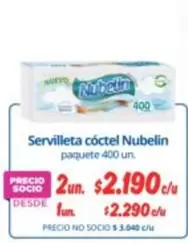 Nubelin - Servilleta Cóctel